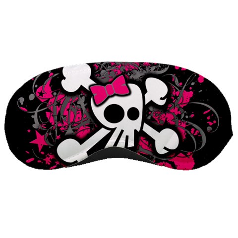 Girly Skull & Crossbones Sleeping Mask from UrbanLoad.com Front