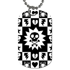 Gothic Punk Skull Dog Tag (Two Sides) from UrbanLoad.com Back
