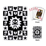 Gothic Punk Skull Playing Cards Single Design