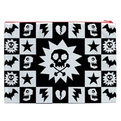 Gothic Punk Skull Cosmetic Bag (XXL) from UrbanLoad.com Back