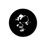 Gothic Skull Magnet 3  (Round)
