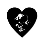 Gothic Skull Magnet (Heart)