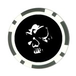 Gothic Skull Poker Chip Card Guard