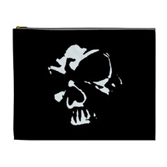Gothic Skull Cosmetic Bag (XL) from UrbanLoad.com Front