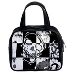 Grunge Skull Classic Handbag (Two Sides)