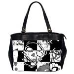 Grunge Skull Oversize Office Handbag (Two Sides)