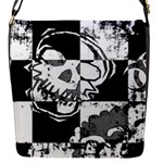 Grunge Skull Flap closure messenger bag (Small)