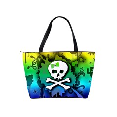 Kawaii Rainbow Skull Classic Shoulder Handbag from UrbanLoad.com Back