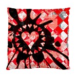 Love Heart Splatter Cushion Case (Two Sides)