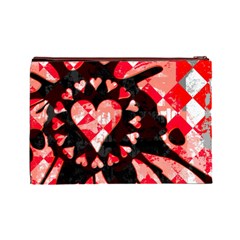 Love Heart Splatter Cosmetic Bag (Large) from UrbanLoad.com Back