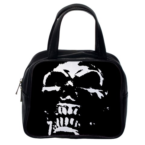 Morbid Skull Classic Handbag (One Side) from UrbanLoad.com Front