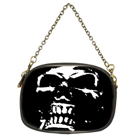 Morbid Skull Chain Purse (One Side) from UrbanLoad.com Front