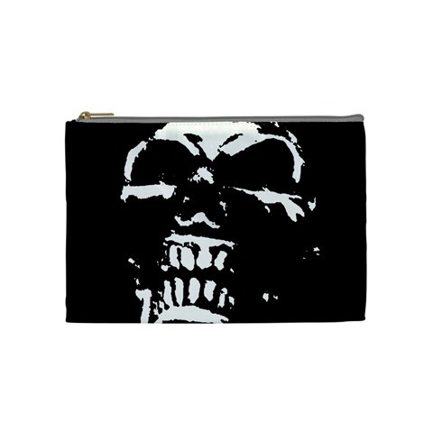 Morbid Skull Cosmetic Bag (Medium) from UrbanLoad.com Front