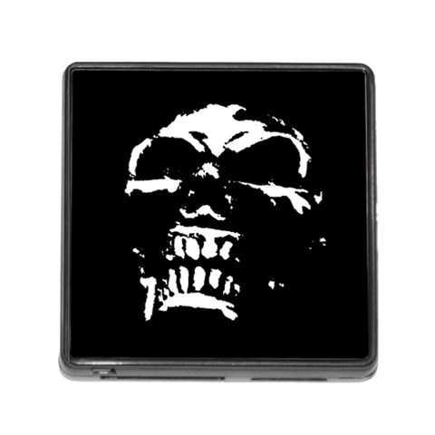 Morbid Skull Memory Card Reader with Storage (Square) from UrbanLoad.com Front