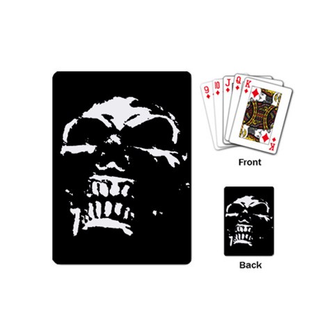 Morbid Skull Playing Cards (Mini) from UrbanLoad.com Back
