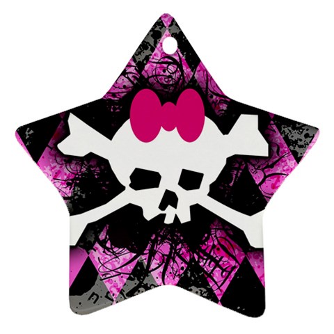 Pink Diamond Skull Ornament (Star) from UrbanLoad.com Front