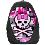 Pink Skull Scene Girl Backpack Bag