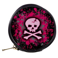 Pink Skull Star Splatter Mini Makeup Bag from UrbanLoad.com Back