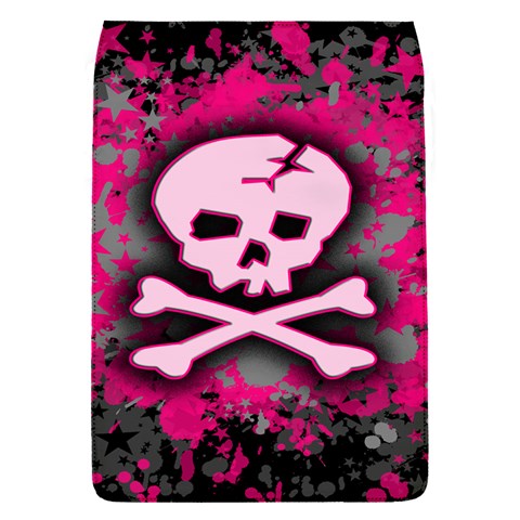 Pink Skull Star Splatter Removable Flap Cover (Small) from UrbanLoad.com Front