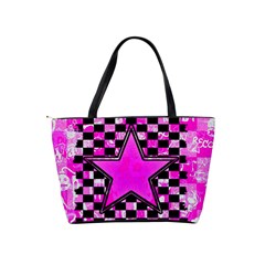 Pink Star Classic Shoulder Handbag from UrbanLoad.com Back