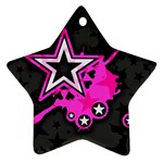 Pink Star Design Ornament (Star)