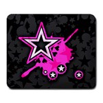 Pink Star Design Large Mousepad