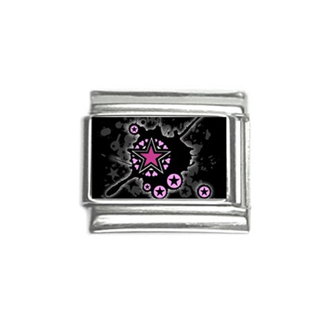 Pink Star Explosion Italian Charm (9mm) from UrbanLoad.com Front