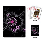 Pink Star Explosion Playing Cards Single Design