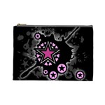 Pink Star Explosion Cosmetic Bag (Large)