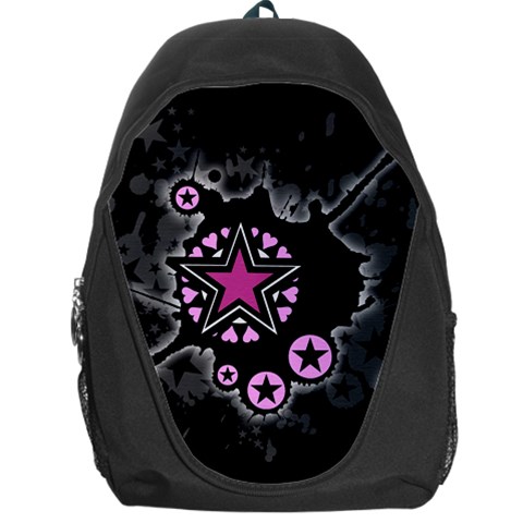 Pink Star Explosion Backpack Bag from UrbanLoad.com Front