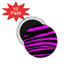 Pink Zebra 1.75  Magnet (10 pack) 