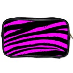 Pink Zebra Toiletries Bag (Two Sides)