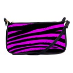 Pink Zebra Shoulder Clutch Bag