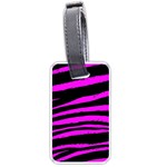Pink Zebra Luggage Tag (two sides)
