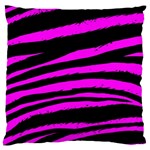 Pink Zebra Large Cushion Case (Two Sides)