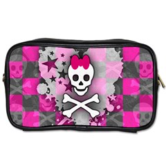 Princess Skull Heart Toiletries Bag (Two Sides) from UrbanLoad.com Front