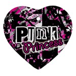 Punk Princess Ornament (Heart)