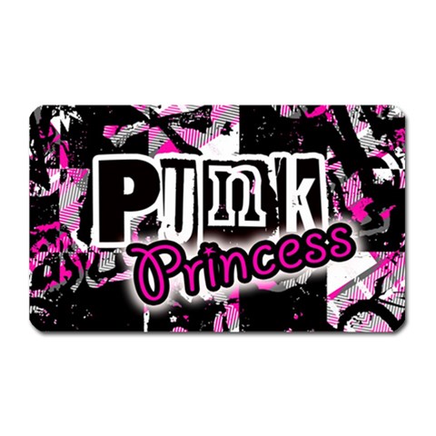 Punk Princess Magnet (Rectangular) from UrbanLoad.com Front