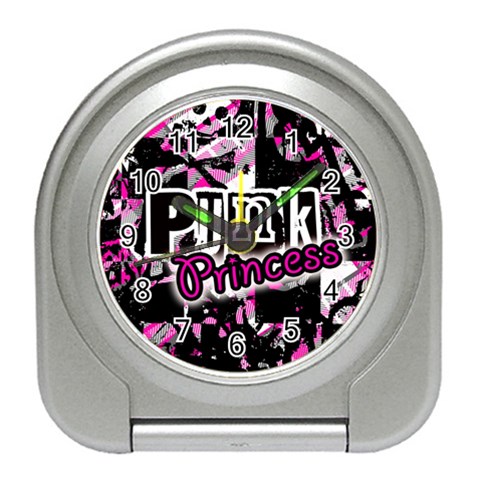 Punk Princess Travel Alarm Clock from UrbanLoad.com Front
