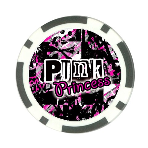 Punk Princess Poker Chip Card Guard from UrbanLoad.com Front
