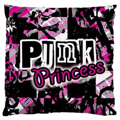 Punk Princess Large Cushion Case (Two Sides) from UrbanLoad.com Back