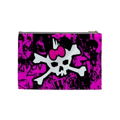 Punk Skull Princess Cosmetic Bag (Medium) from UrbanLoad.com Back