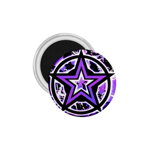 Purple Star 1.75  Magnet from UrbanLoad.com Front