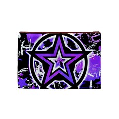 Purple Star Cosmetic Bag (Medium) from UrbanLoad.com Front
