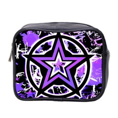 Purple Star Mini Toiletries Bag (Two Sides) from UrbanLoad.com Front