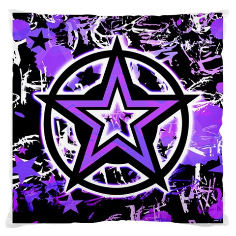 Purple Star Large Cushion Case (One Side) from UrbanLoad.com Front