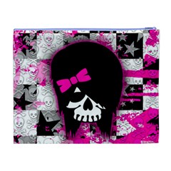 Scene Kid Girl Skull Cosmetic Bag (XL) from UrbanLoad.com Back