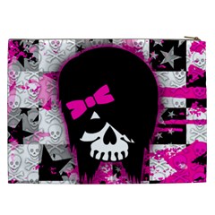 Scene Kid Girl Skull Cosmetic Bag (XXL) from UrbanLoad.com Back