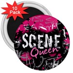 Scene Queen 3  Magnet (10 pack)