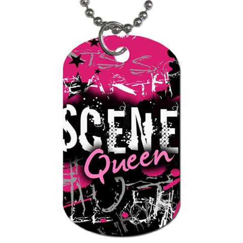 Scene Queen Dog Tag (Two Sides) from UrbanLoad.com Back